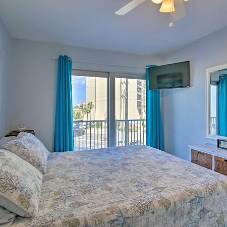 Sunny Oceanfront Condo On South Padre Island Beach Kültér fotó