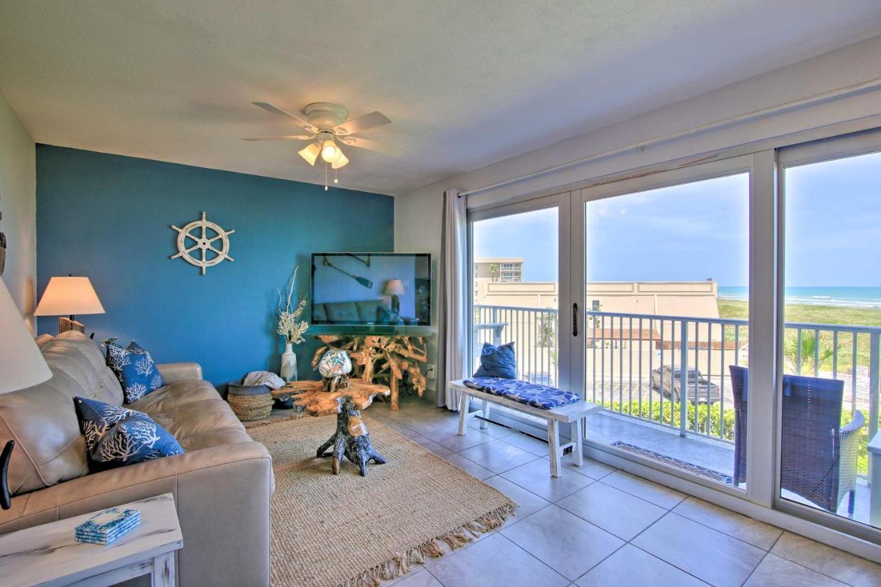 Sunny Oceanfront Condo On South Padre Island Beach Kültér fotó