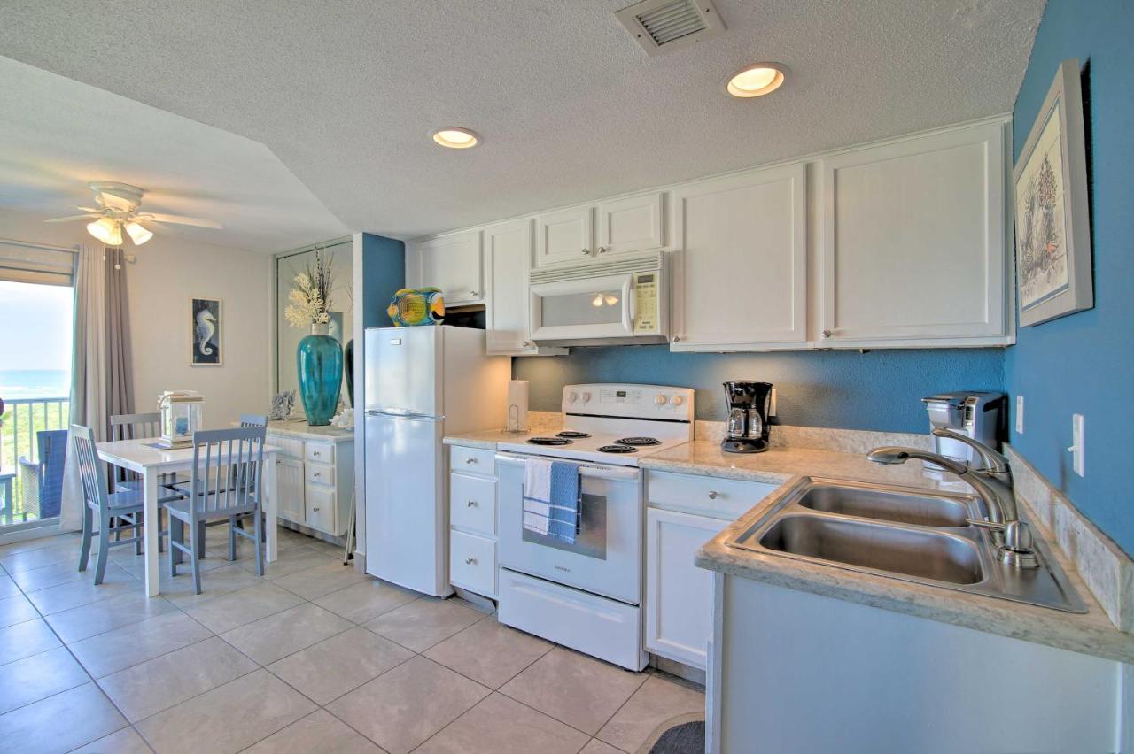 Sunny Oceanfront Condo On South Padre Island Beach Kültér fotó