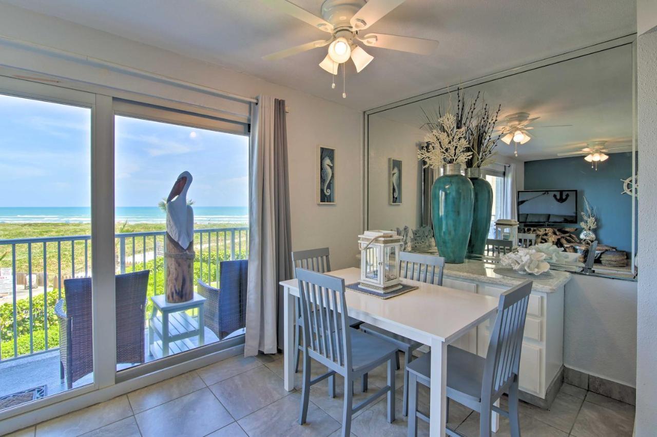 Sunny Oceanfront Condo On South Padre Island Beach Kültér fotó