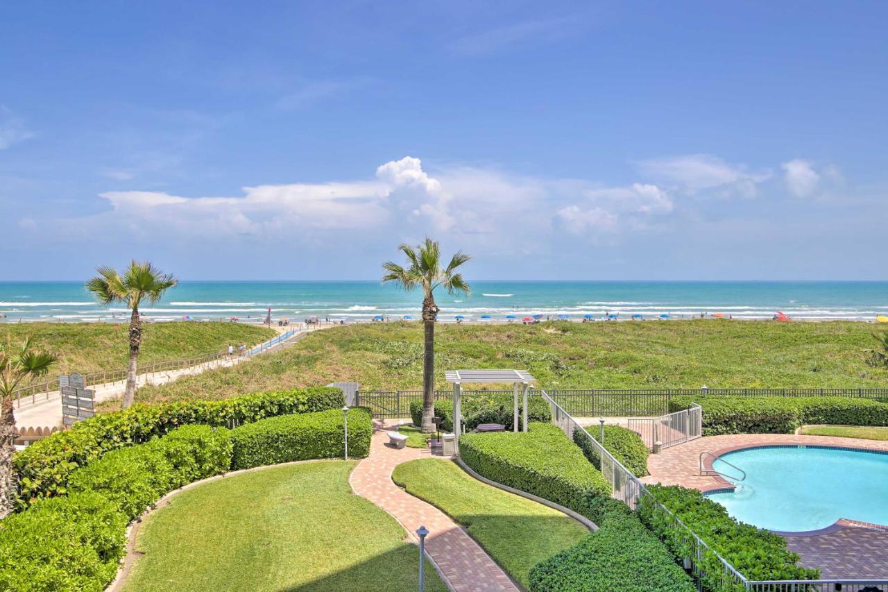 Sunny Oceanfront Condo On South Padre Island Beach Kültér fotó