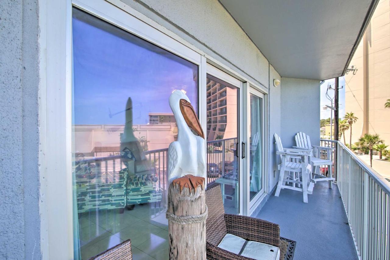 Sunny Oceanfront Condo On South Padre Island Beach Kültér fotó