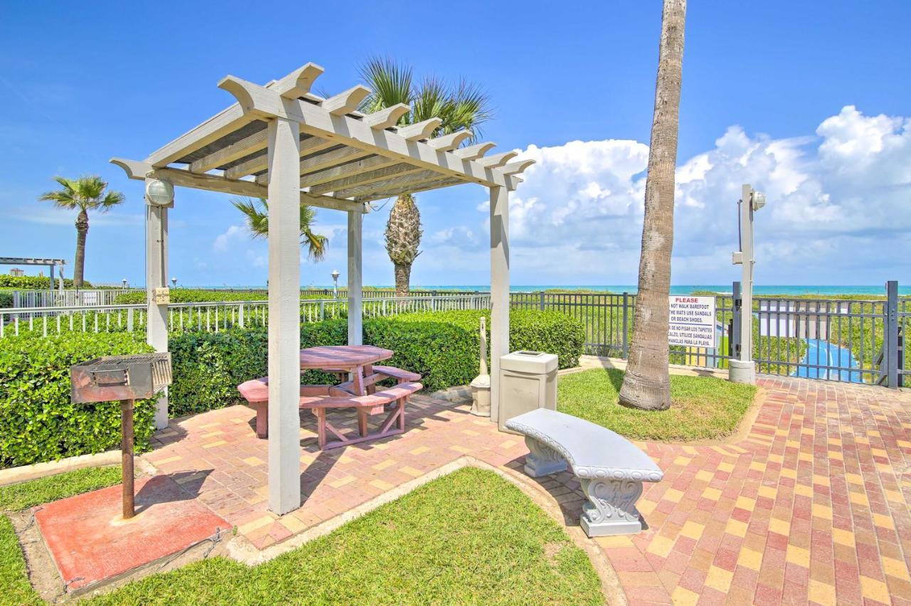 Sunny Oceanfront Condo On South Padre Island Beach Kültér fotó