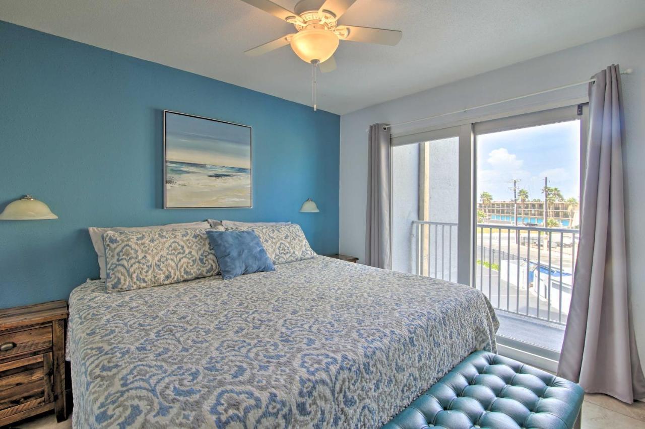 Sunny Oceanfront Condo On South Padre Island Beach Kültér fotó